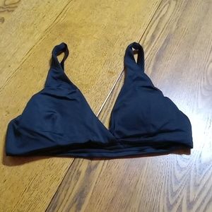 Andie Womens Bikini BLACK SMALL Swim Top TRIANGLE BELMAR NEW Beach